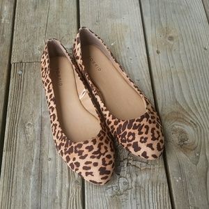 Torrid Leopard Flats Size 11